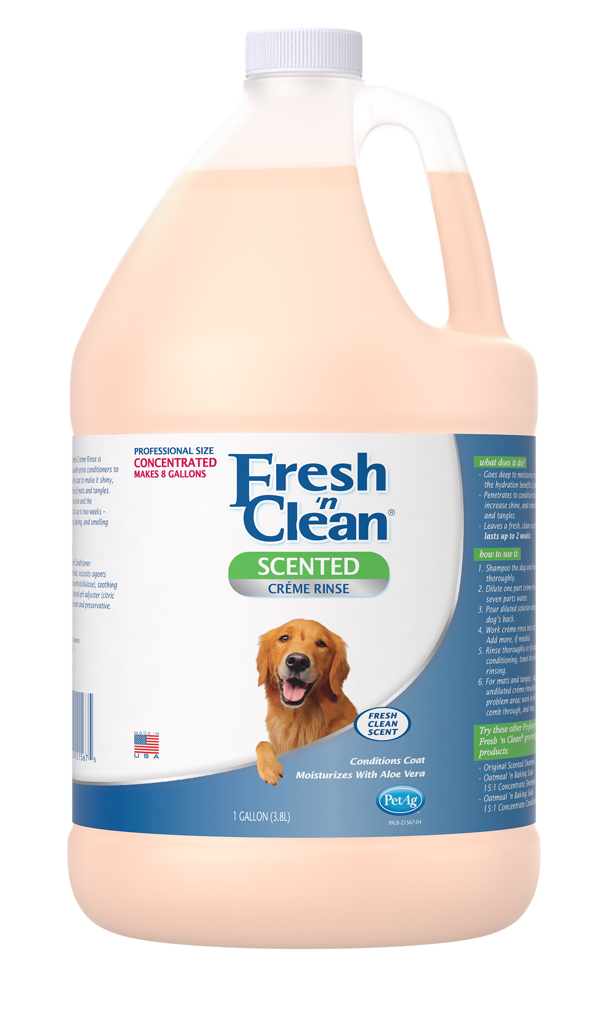 Fresh 'n Clean Pet Shampoo 15:1 Concentrate Gallon