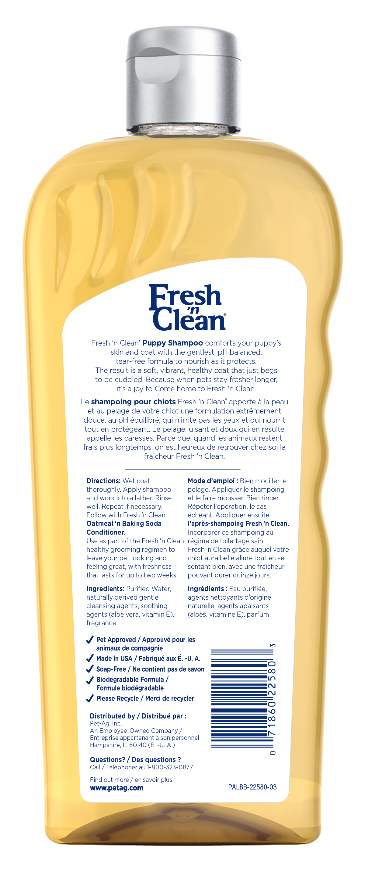 Fresh 'n Clean® Puppy Shampoo - Baby Powder Fresh Scent ...
